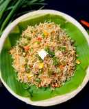 White butter vegetable fried rice