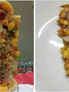 फ्रैंच फ्राइज पिज़्ज़ा ( french fries pizza recipe in HindI रेसिपी मुख्य फोटो