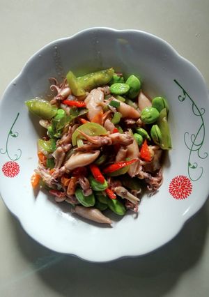 Foto resep Cumi Pete Pedas