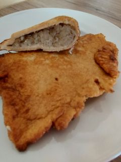 Szafi Ch csökkentett gluténmentes lángos, káposztával töltve recept fotója