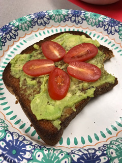 A picture of Rockin’ Avocado Toast 🤩😎.