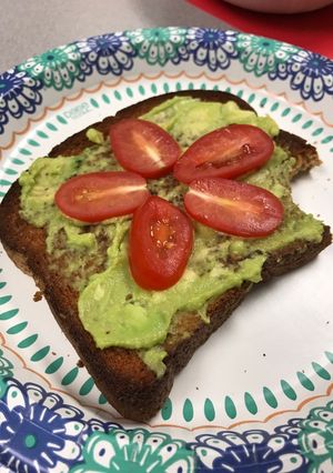 A picture of Rockin’ Avocado Toast 🤩😎.