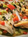 Salpicón de Boquerones y Mejillones  en salsa vinagreta