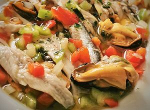 Foto principal de Salpicón de Boquerones y Mejillones  en salsa vinagreta
