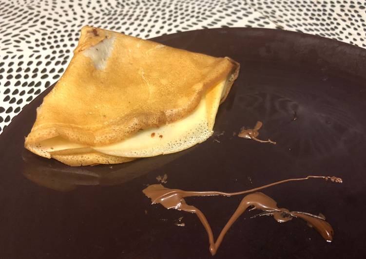 Crepes dulces sin mantequilla