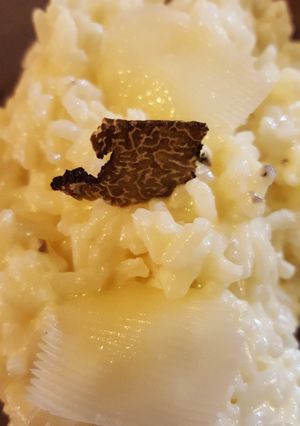 Une photo de Riz crémeux à la truffe