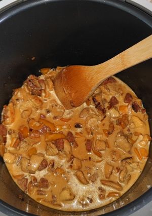 Une photo de Sauté de dinde au chorizo