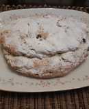 Stollen de ricotta o Quark Stollen sin levadura