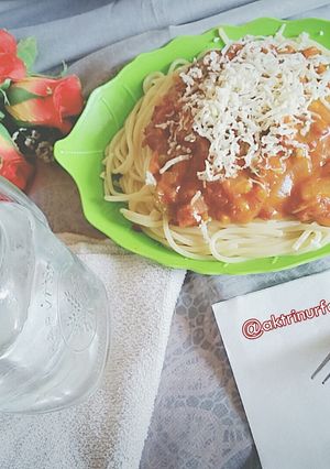 Foto resep SPAGHETTI SAUS BOLOGNAISE HOME MADE