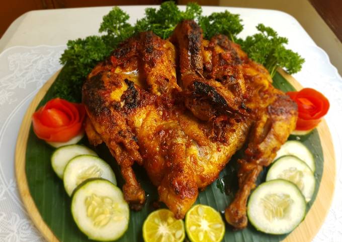Ayam Bakar Taliwang - Plecing Kangkung