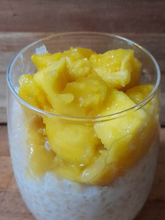 Foto de Sagu com Leite de Coco e Manga