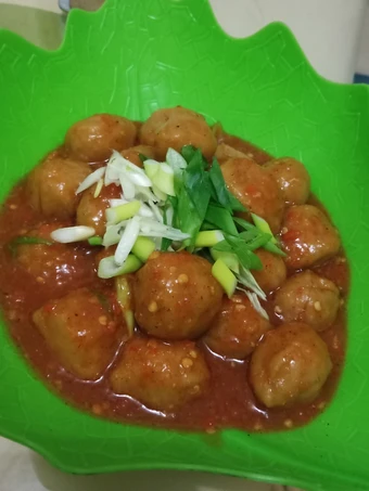 Cara Mudah Menyiapkan Resep Baso pentol mercon yang Lezat Anti Ribet, Bisa Manjain Lidah