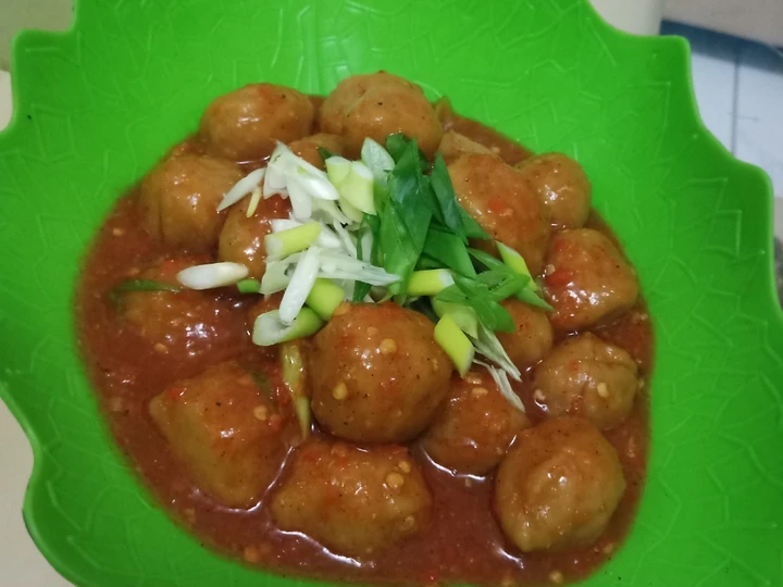 Cara Mudah Menyiapkan Resep Baso pentol mercon yang Lezat Anti Ribet, Bisa Manjain Lidah