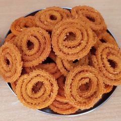 A picture of Chakli.