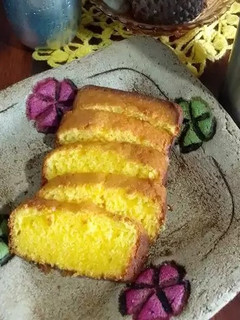 Una foto de Budín de Mandarina sin gluten