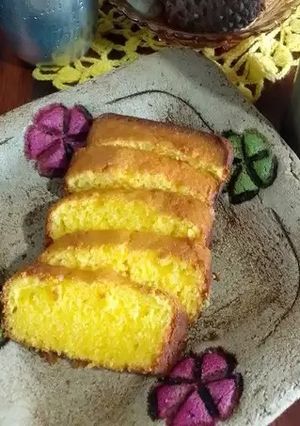 Una foto de Budín de Mandarina sin gluten