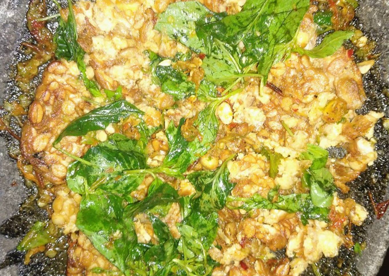 Sambel tempe kemangi