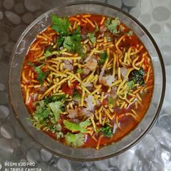 Green peas Ragda pattice A picture of Green peas Ragda pattice.