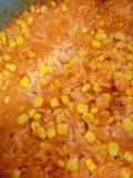 Arroz rojo con verduras