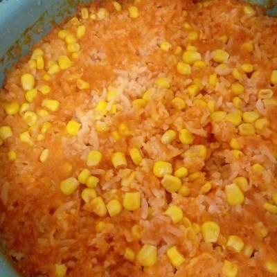 Arroz rojo con verduras Receta de Carito Sagaz- Cookpad