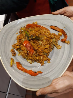 Una foto de Arroz con verduras
