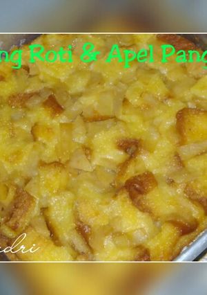 Foto resep Puding Roti & Apel Panggang