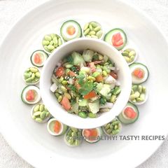 Fresh Green Soyabean Salad A picture of Fresh Green Soyabean Salad.