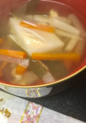 A picture of My family's New Year Soup.