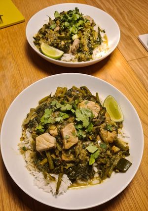 A picture of Maldivian tuna curry 🐟 🥥.