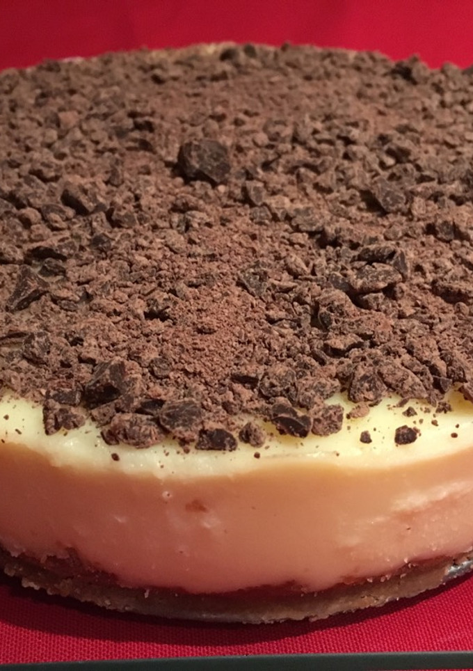 Una foto de Tarta de chocolate blanco