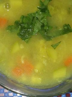 صورة لوصفة شوربه الخضار