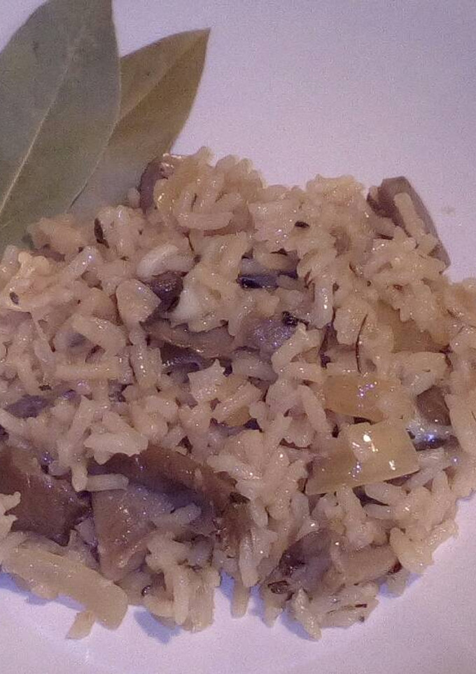 Una foto de Risotto de setas