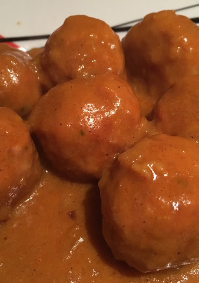 Una foto de Albóndigas al curry