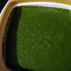 A picture of Spicy green chutney.