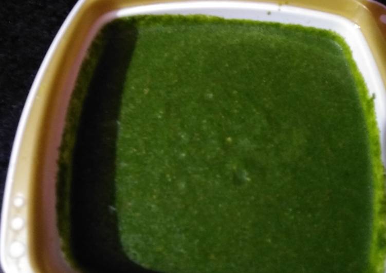 Recipe of Ultimate Spicy green chutney