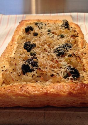 A picture of Caramelized Onion Tart.