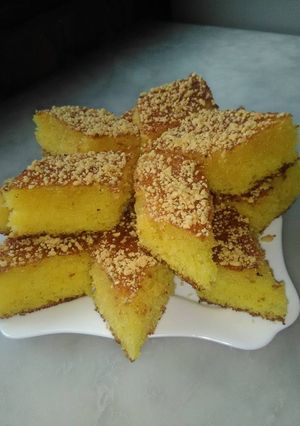 صورة لوصفة بسبوسة