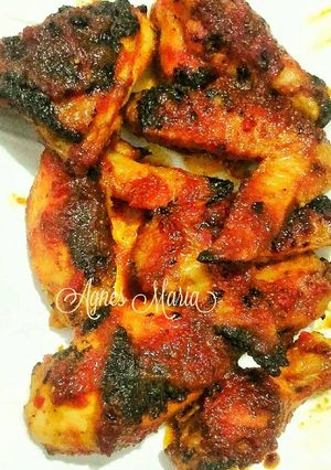 Foto resep Ayam bakar bumbu rujak simple 😀🍗