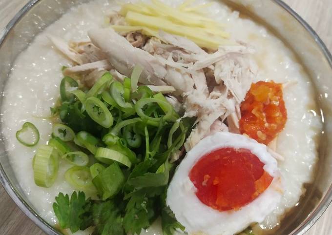 Bubur Ayam Kampung (Kampong Chicken porridge)