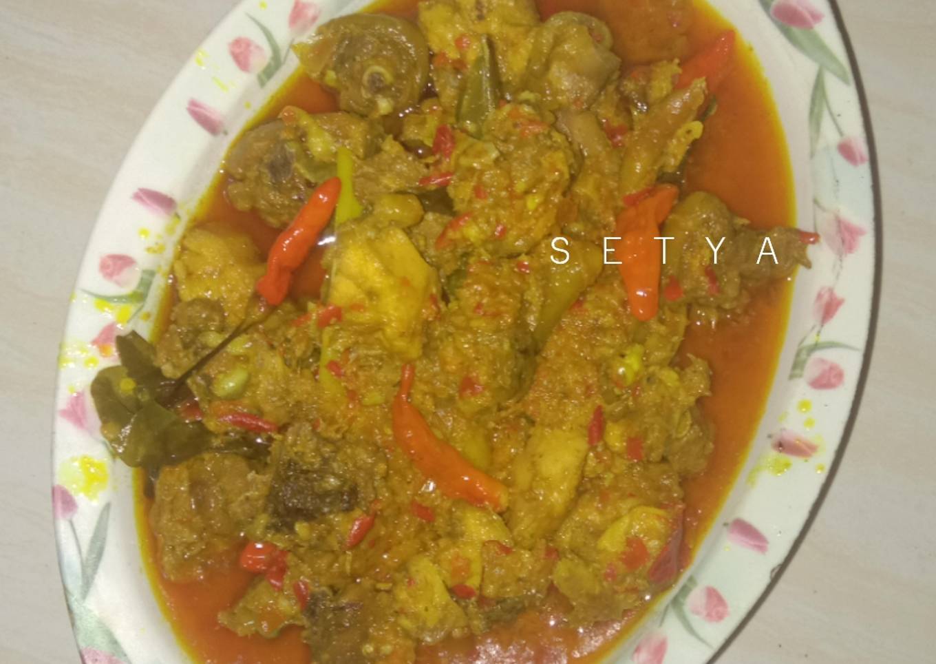 Rendang ayam kampung