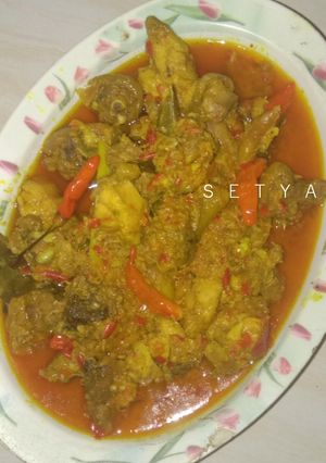 Foto resep Rendang ayam kampung