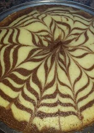A picture of Zebra cake.