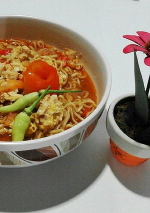 Foto resep Mi Kuah Pedass Nikmatt