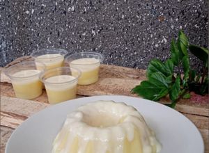 Foto resep Puding Jagung Vla