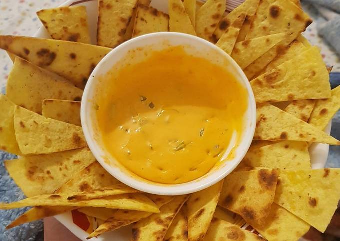 Easiest Way to Make Ultimate Corn Nachos with Quick Cheese Dip
