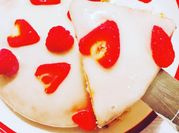 A picture of strawberry frosting