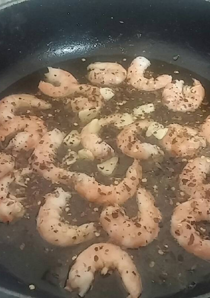 Una foto de 357. Langostinos picantes