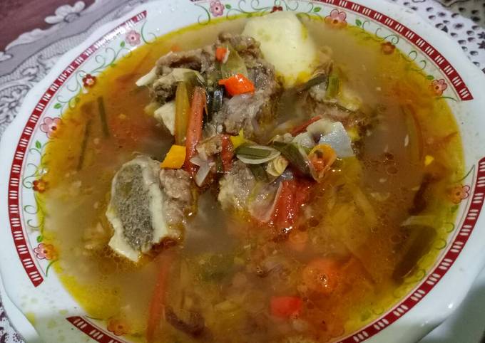Ternyata ini loh! Resep  bikin Asem-asem Balungan yang istimewa
