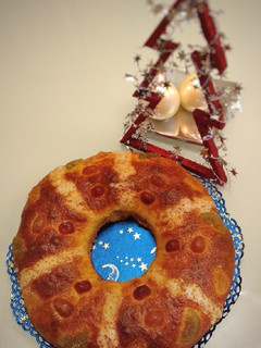 Una foto de 160.🍩 Roscón de Reyes con toques orientales 👑 👑 👑
