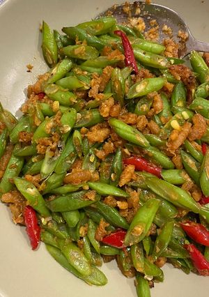 Foto resep Tumis buncis ebi